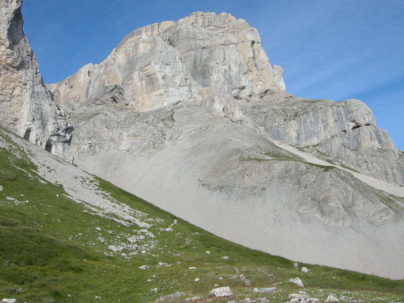 Sommet vu depuis le Pas du Vallon