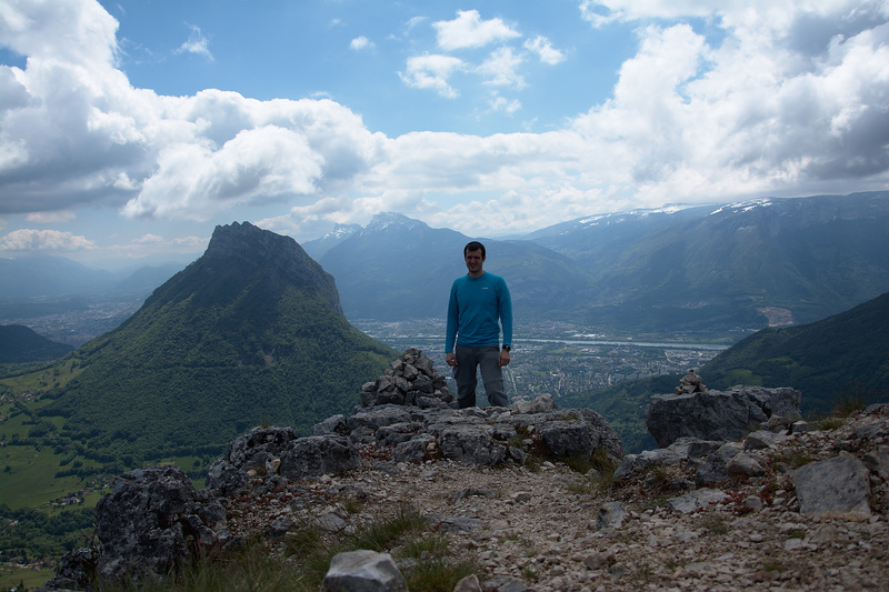 Autoportrait au sommet.