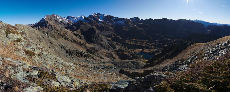 Panorama vers le Sud depuis le sommet